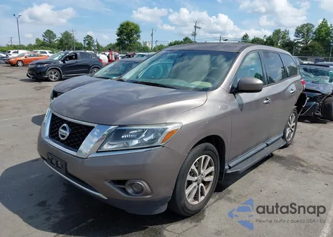 2014 Nissan Pathfinder S z USA, uszkodzony, nr VIN 5N1AR2MN4EC656991